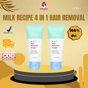 Milk Recipe 4 In 1 Hair Removal Cream, Krim Perontok Bulu