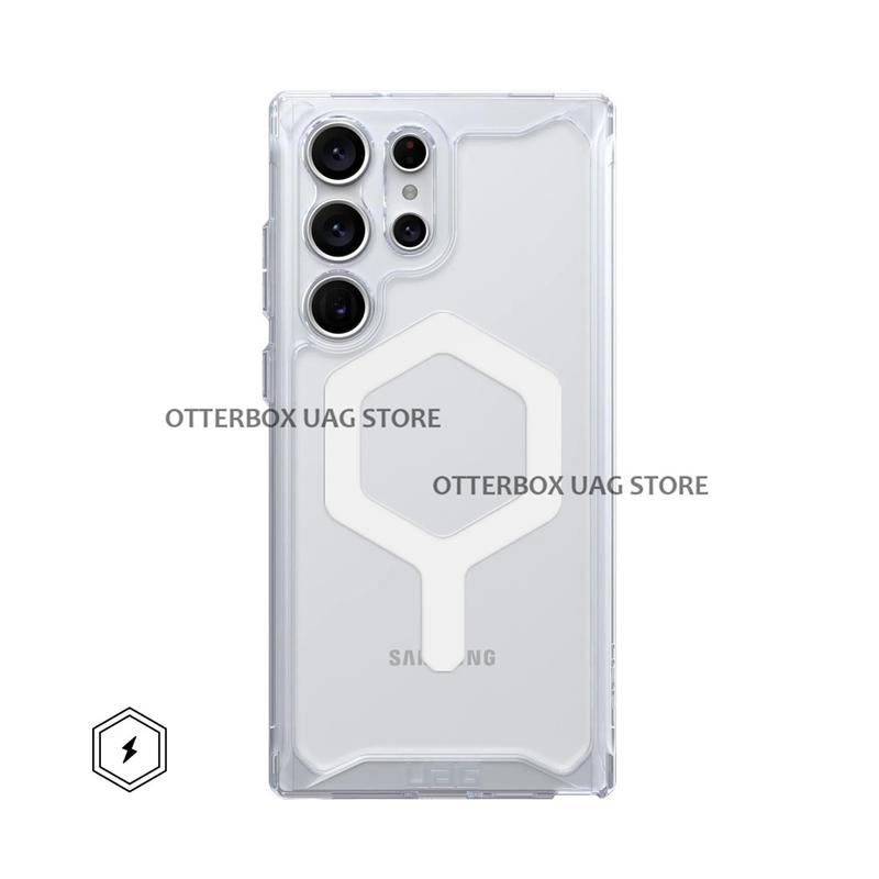 UAG For Samsung Galaxy S23 S24 Ultra / Galaxy S23 S24+ Plus / Galaxy S23 S24 Case Plyo Magnetic Crystal Casing Rugged Slim Transparent Protective Samsung Cover 3