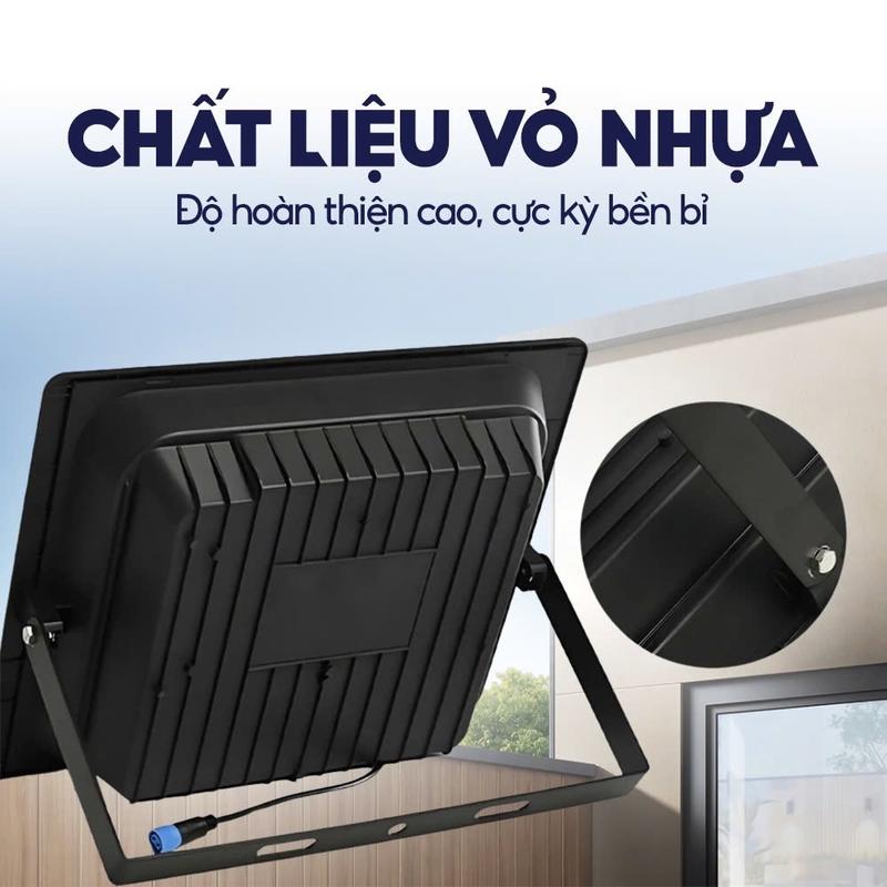 Đèn Pha Năng Lượng Mặt Trời 3000W - VỎ NHỰA , Chống nước IP69, Sáng 6-8 tiếng, Không sử dụng điện đèn 200k 5