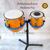 Gambar Ketipung Kendang Satu Set Kendang Koplo - Ketipung Mahoni Kuning dari Rebanagresiktigaputri Kab. Gresik 1 Tokopedia
