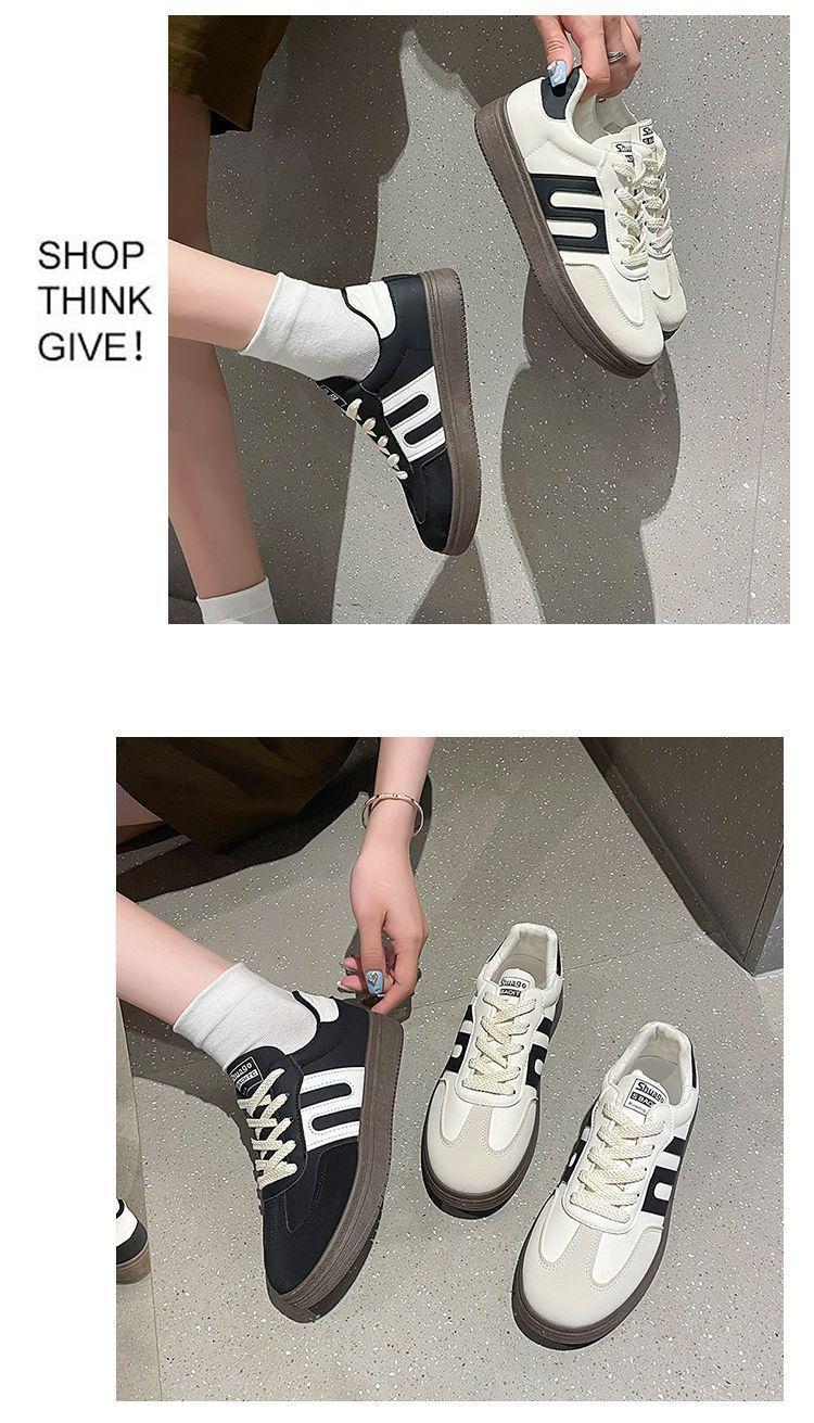 Product Introduction of Spring and Autumn Popular Sports Board Shoes Fashionable All-Matching Retro White Shoes German Training Shoes Casual Cortez Women's Shoes 7