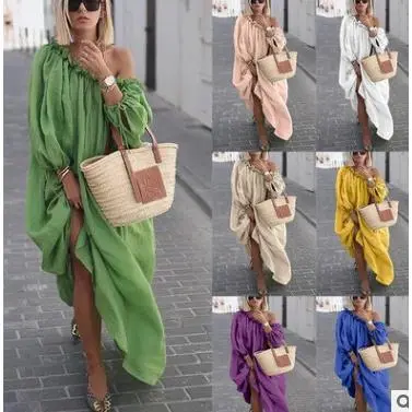 Đầm Trễ Vai, Sành Điệu, Dành Cho Nữ, 1 Mảnh