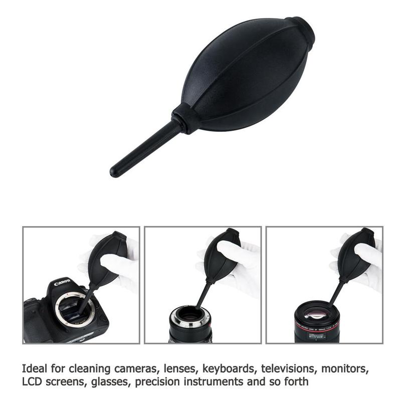 JJC Soft & Elastic Nozzle Air Blower, Blaster Cleaner for DSLR Camera CCD CMOS Sensor, Lens Filter LCD Computer Motherboard Chips PC Internal SSD Graphics Cards Video Card Fan Glasses Alcohol Ink Tool 4
