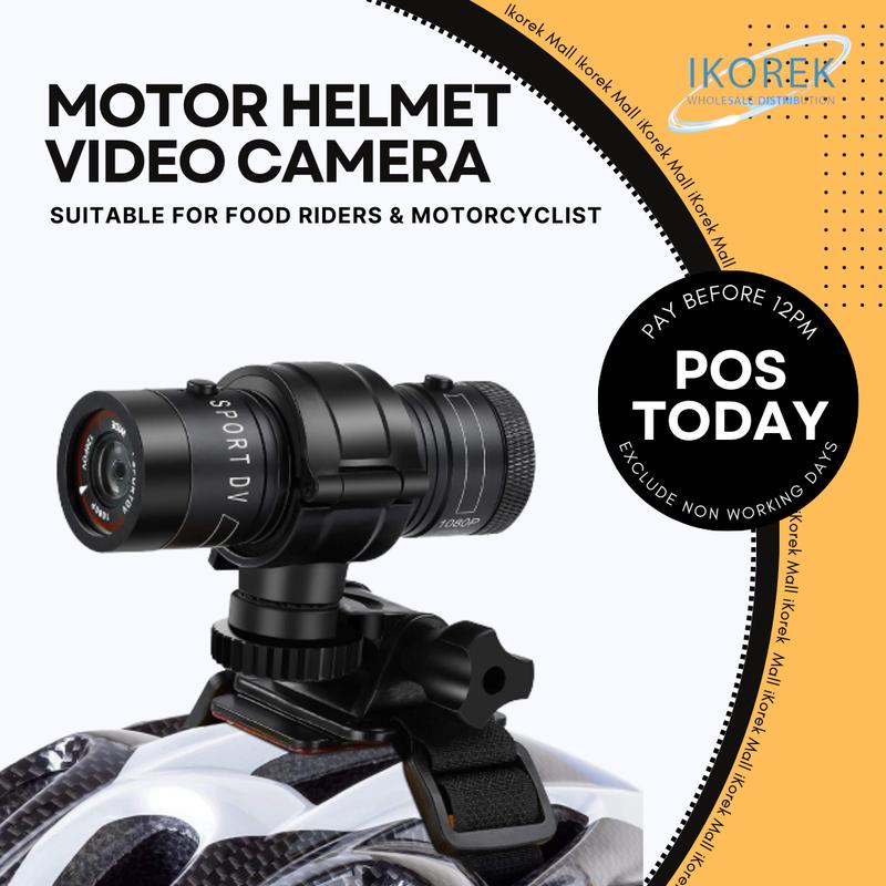 1080p Mini Camera Motorcycle Motor Bike Cam Kamera Kereta Car Dashcam Camcorder DVR Action Video Recorder Helmet