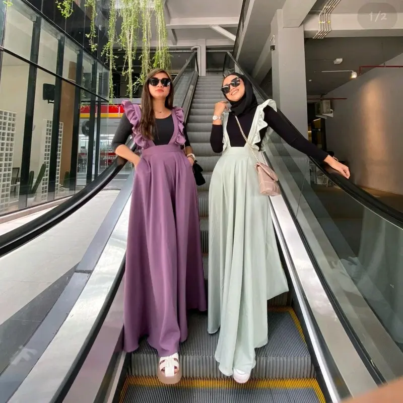 Overall rok ruffle Makaila Polos 0