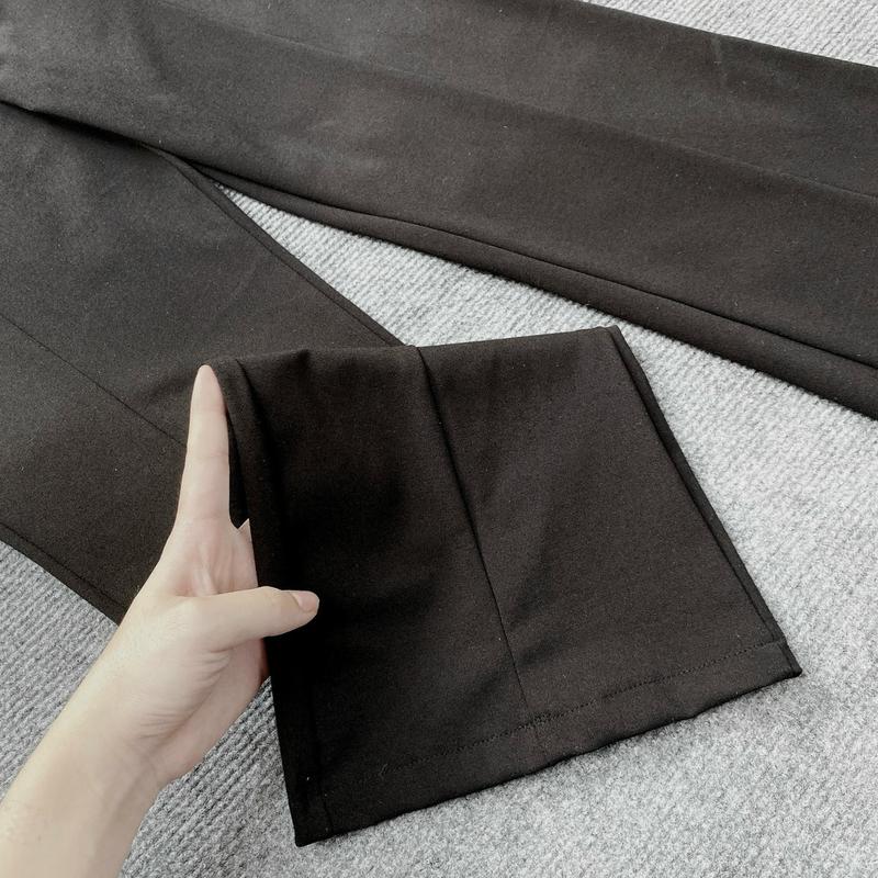 QUẦN ỐNG LOE CO GIÃN THOẢI MÁI VẢI UMI CHO NỮ BIGSIZE 50-95kg -Q519 5