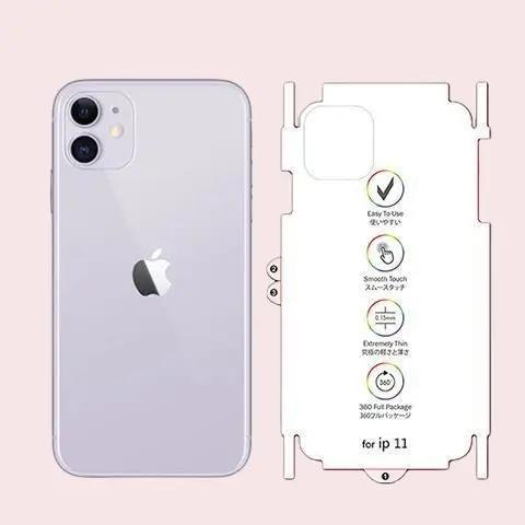 Miếng Dán Lưng Iphone TRONG SUỐT PPF Mặt Sau Full Viền Chống Xước Cho Iphone 6/7/8/X/Xr/XsMax/11/12/13/14/15 pro/plus/promax Case
