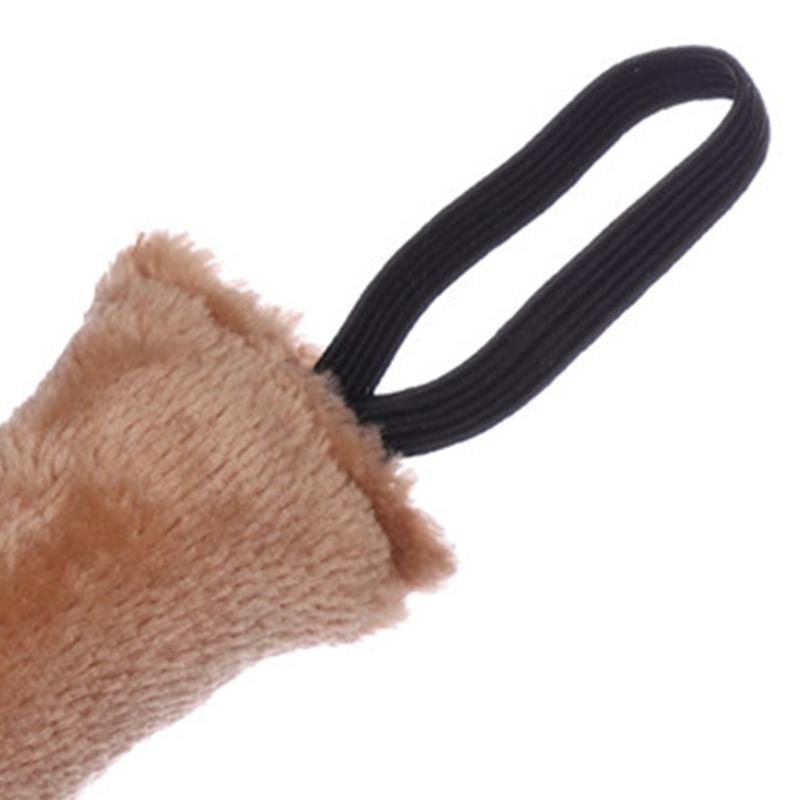 SAN3 Halloween Costume Lion Plush Ears Headband Tail and Paws Kit Lion Fingerless Costume for Adults Kids Halloween Decor 8