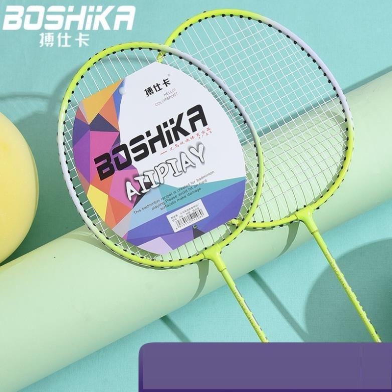 Vợt cầu lông Boshika Sport,Bộ vợt cầu lông có đệm tay cầm hợp kim siêu nhẹ dành cho mọi lứa tuổi 2