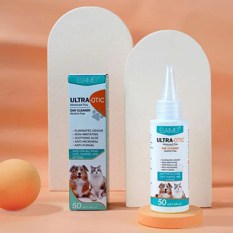 Dụng Cụ Làm Sạch Tai Cho Thú Cưng, 50ml, Thích Hợp Cho Mèo Và Chó, Chất Lỏng Rửa Tai Thông Dụng Khử Mùi Và Ngứa, Làm Sạch Tai 6