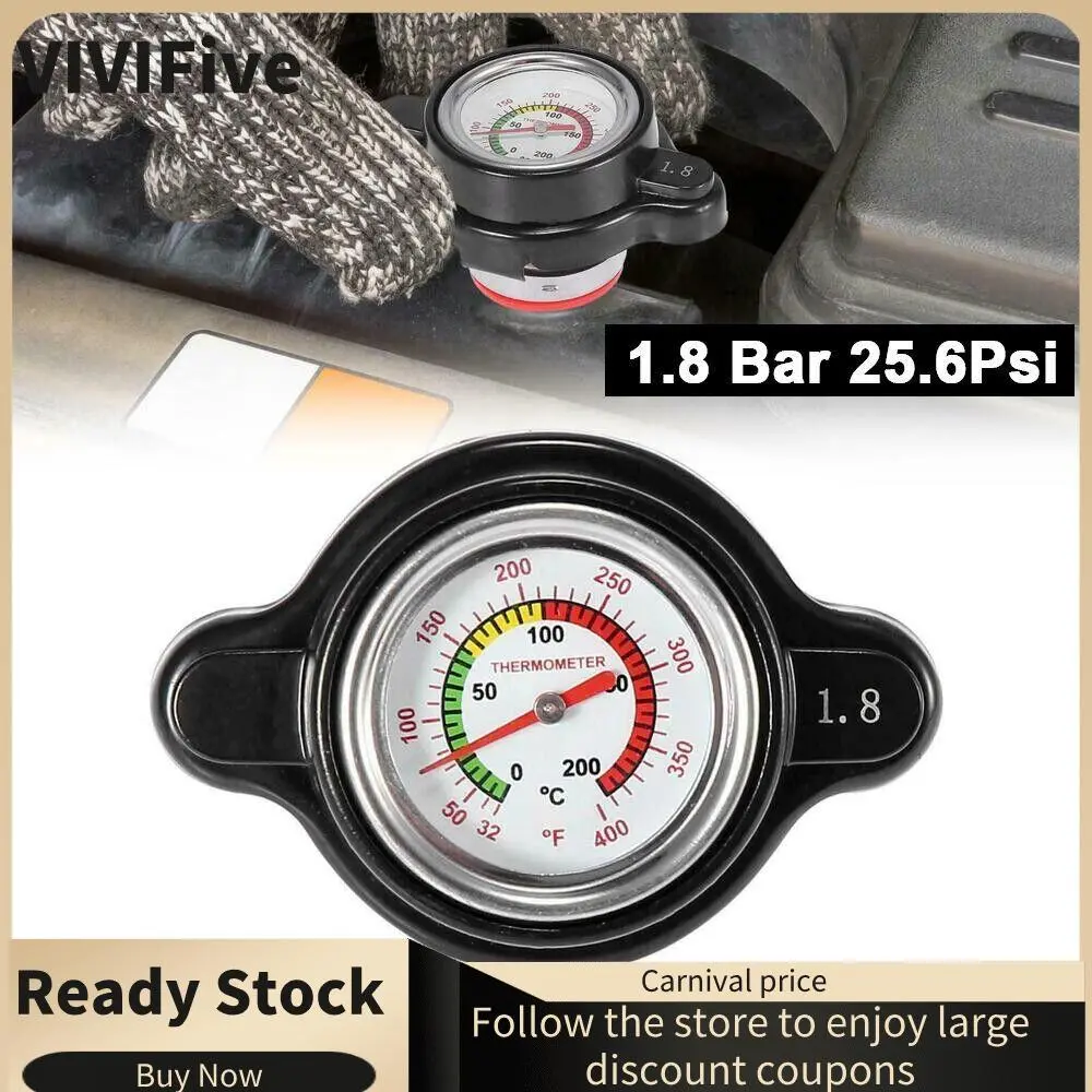 Durable High Pressure Radiator Cap Temperature Gauge Car Tuning Thermometer Car Tank Cover Automotive Products Fuel Tank Cover Auto