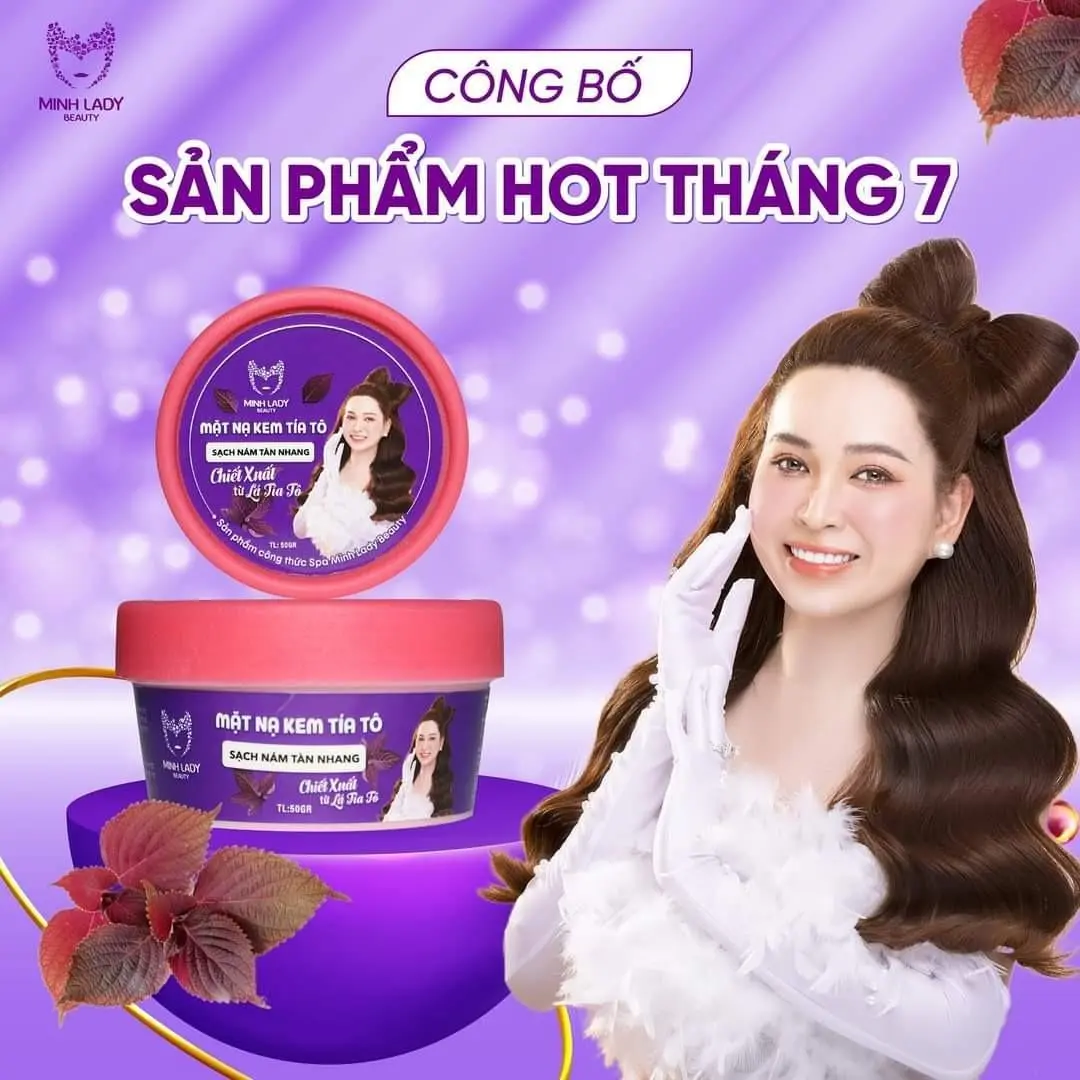 Mặt nạ kem Tía Tô_MinH Lady - Skincare, Làm Đẹp Da