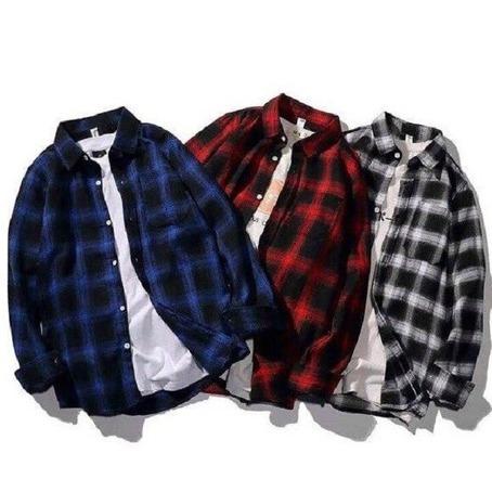 Áo Khoác Sơ Mi FLANNEL CARO Áo Chống Nắng Dài Tay Nhiều Mẫu