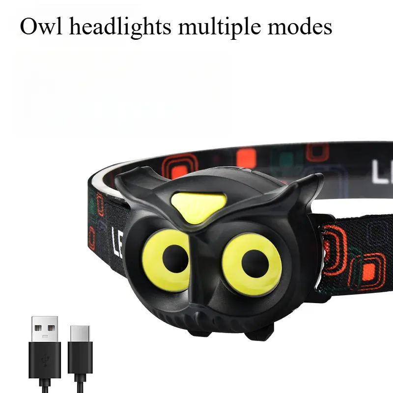 LED Headlights with 4 Lighting Modes and Adjustable Head Mounted Lights Suitable for Camping, Fishing, Hiking, and More