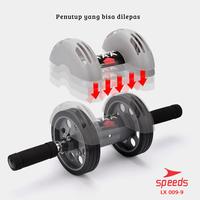 Gambar SPEEDS AB WHEEL - AB Roller Roda Alat Push Up Double Wheel Fitness LX 009-9 - Satu Warna dari Calary Toys Kota Surabaya 4 Tokopedia