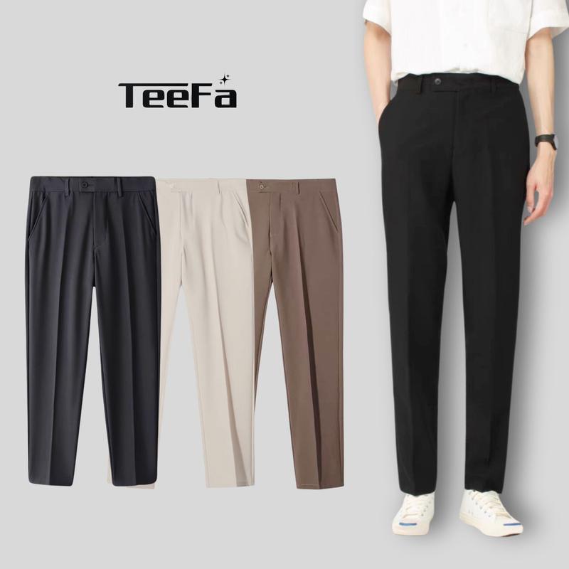 Quần Tây, Quần Âu Nam Form Dáng Baggy Chất Vải Tuyết Hàn, 5 Màu Lựa Chọn Phong Cách Trẻ Trung Hàn Quốc Menswear Pants Có Túi quan size big unam quana quan  au hocsinh