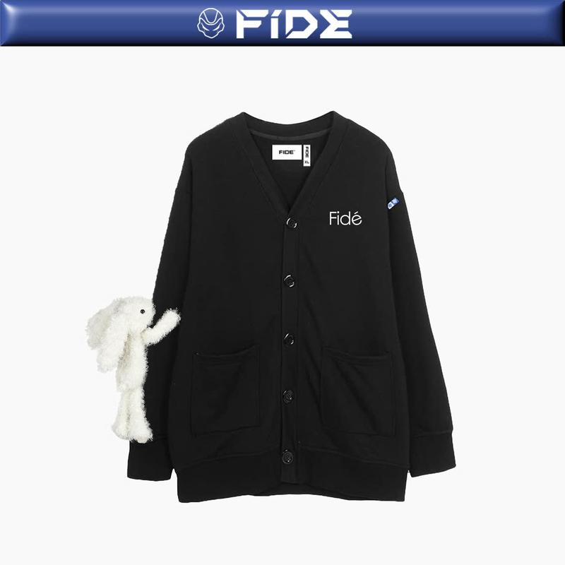 Áo Cardigan FIDE TEDDY nam nữ áo khoác Cotton đính gấu- CAR13 (Tặng gấu) Menswear