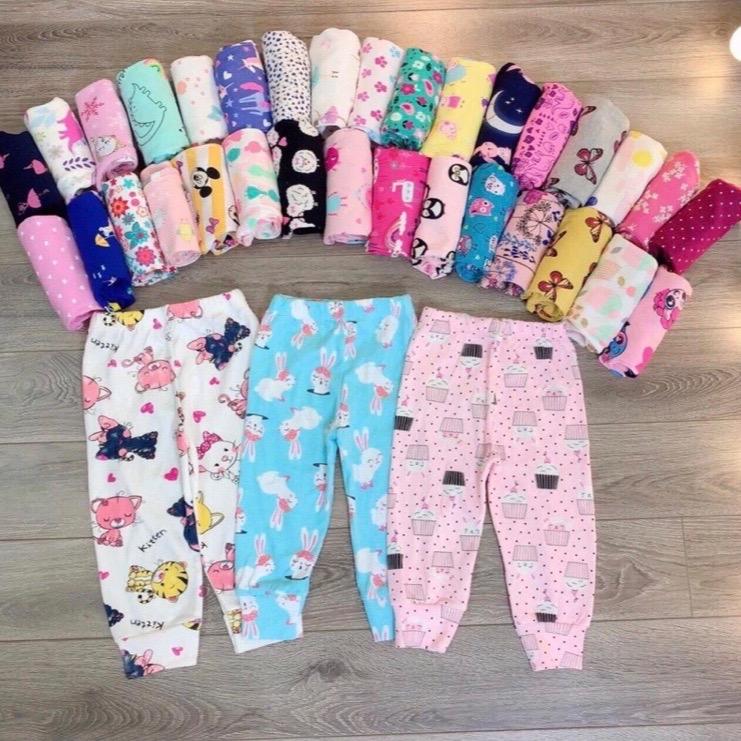 Sét 5 quần dài cho bé Size từ 6-20kg ( chất liệu vải cotton xuất dư ạ) 3