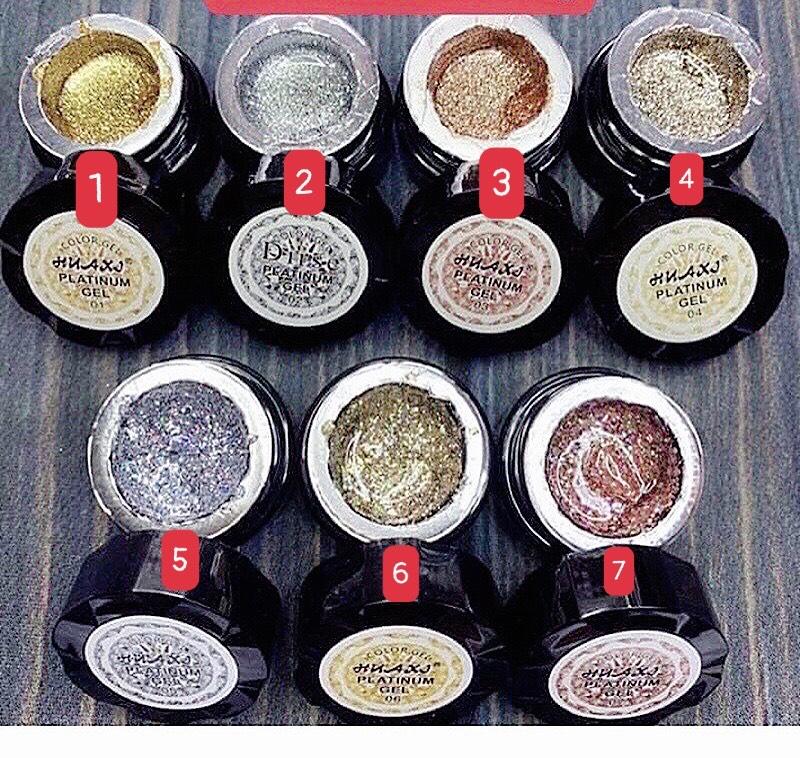 Gel nhũ vẽ viền Huaxi- Gel nhũ siêu sáng