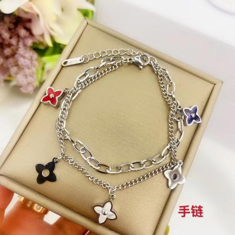 Product Introduction of Gelang Tangan Keluli Titanium, Rantai Tebal Musim, Tidak Luntur, Cantik, Mampu Milik, Gaya Mewah, Gaya Klasik, Perhiasan Gaya Ins 26