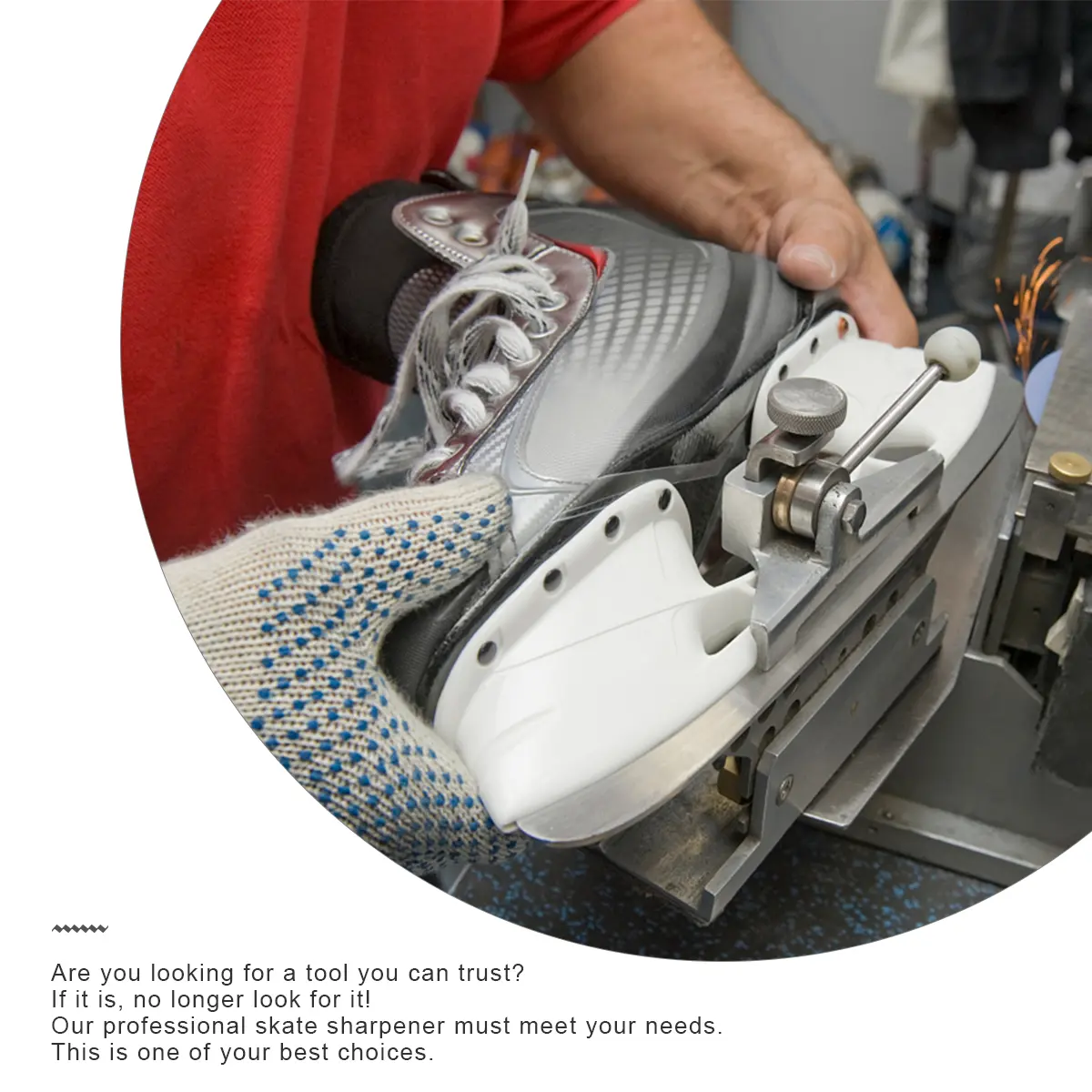 Knife Sharpener Ice Hockey Accessories Skate Tool Figure Skates and ...