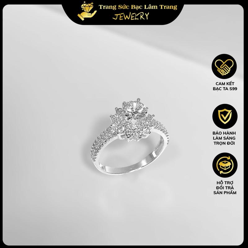 nhẫn sen bạc ta 72 LTJ nhất hiện nay Hàng ngày Tốt đẹp