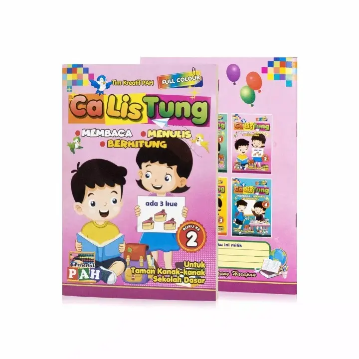 Buku 1 Paket isi 4 buku  CALISTUNG ~ Edukasi 3