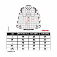 Gambar STARCROSS Long Shirt - HS BL 187 - White - L dari Starcross Clothing Kab. Sleman 5 Tokopedia