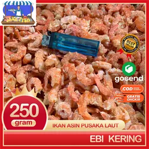 Ebi Udang Kering Super Bersih Dan Segar 250 Gram