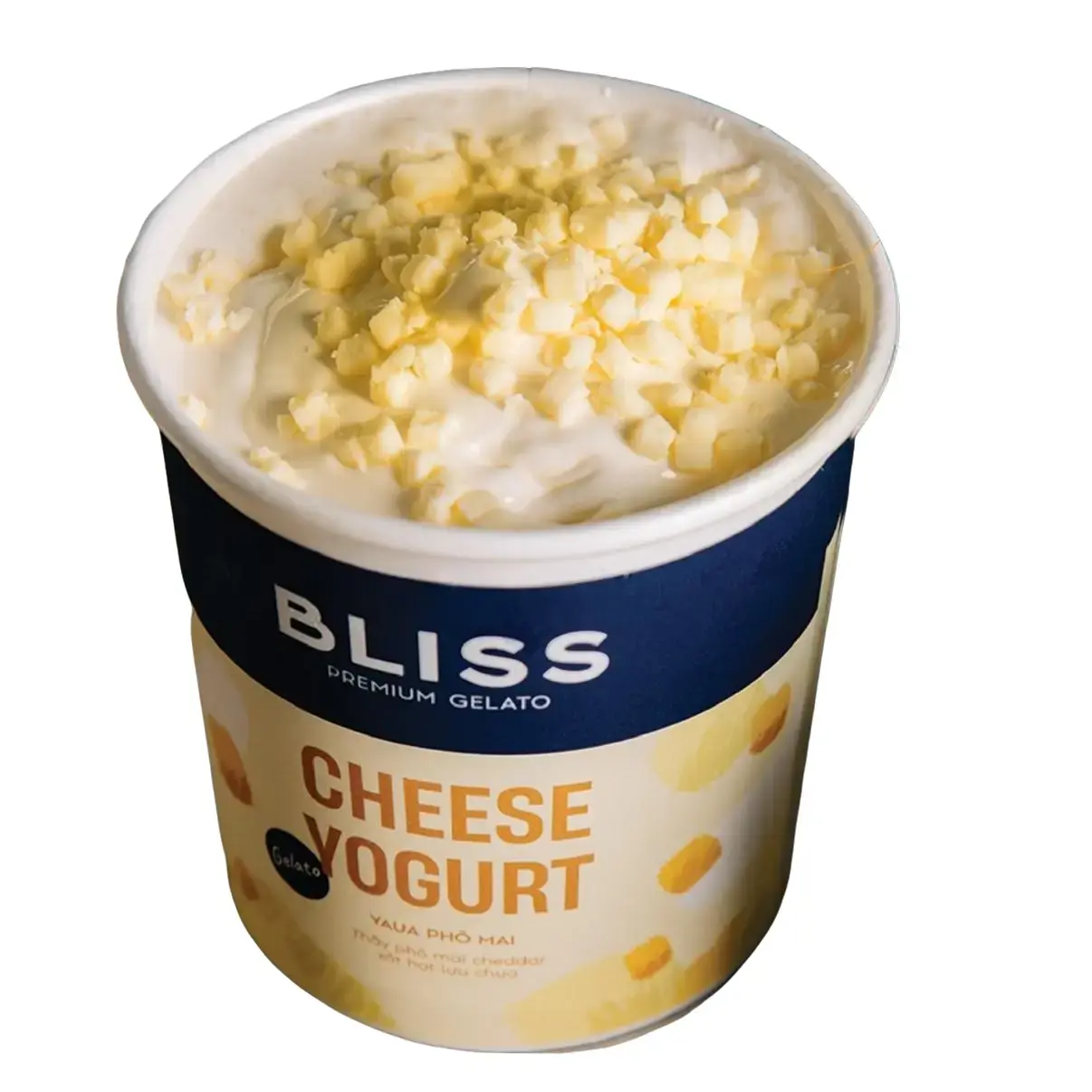 Kem Yaua Phô Mai Bliss Premium Gelato - 473ml - Chỉ giao HCM - [HCM GIAO TRONG NGÀY]