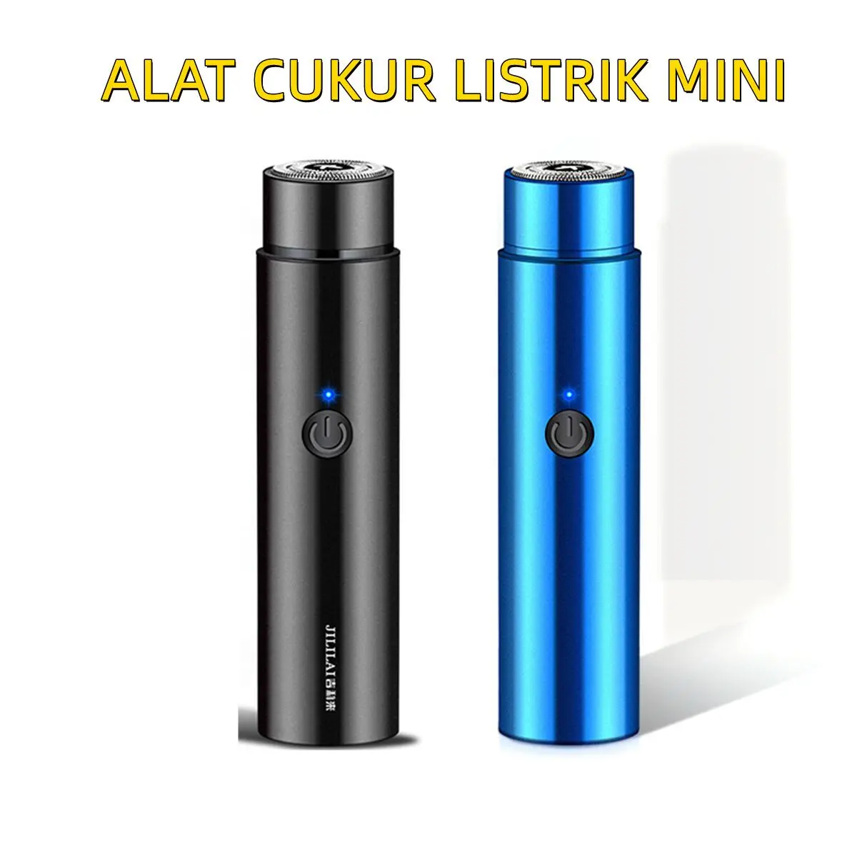USB Alat Cukur Listrik Pria Mini Alat Cukur Listrik Pria yang Dapat Dicuci Pemangkas Jenggot Portabel Cukur Alat Cukur Perjalanan Isi Ulan Hijau Pencukur Wajah Elektrik Kumis