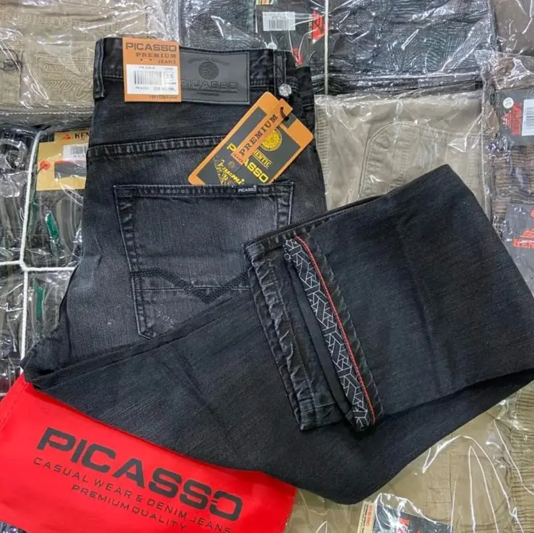 celana jens picasso reguler slimfit bahan tidak karet
