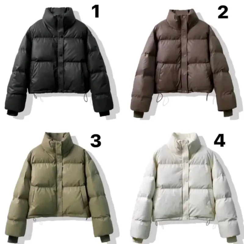 Áo khoác da nữ lập trình mới 2024 dáng ngắn 3 lớp dày dặn Jacket Có Túi Top 0