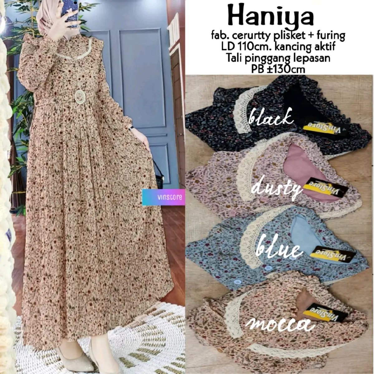 GAMIS CERUTY MOTIF / GAMIS MOTIF / GAMIS CERUTY PLISKET / VINS