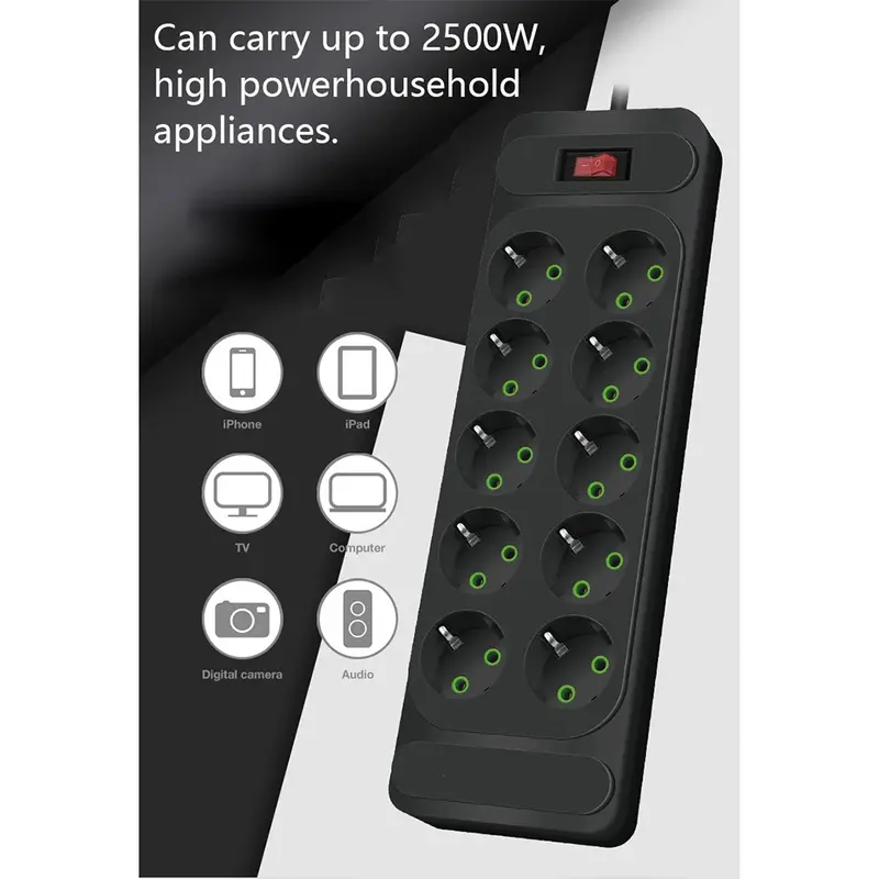 QIAOLIAN Stop Kontak USB Type C EU Plug 10A 110-250V 2500W - QL-1077U / QL-1078U Peralatan Saklar 3