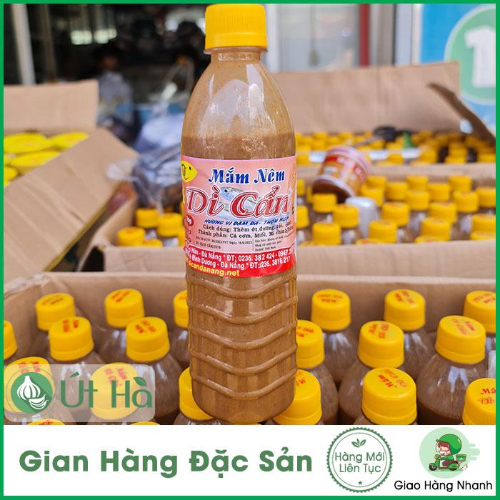 Mắm Nêm Dì Cẩn Đà Nẵng Chai 500gr Món Mắm Độc Đáo Miền Trung Hương Vị Đậm Đà Thơm Ngon