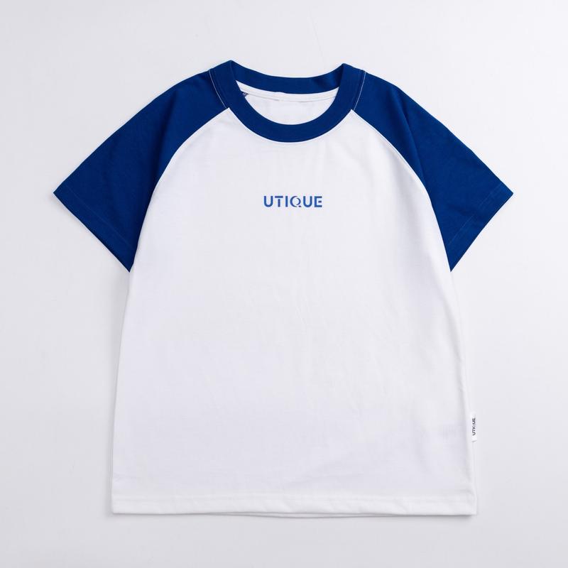 [UTIQUE] Áo thun baby tee raglan Nữ Top Women Cổ Tròn 3