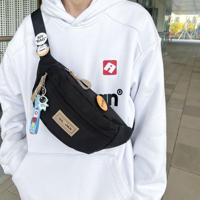 Product Introduction of 2025 New Trendy Chest Bag Phone Casual Simple Crossbody Bag Single Shoulder Bag Crossbody Bag Sports Waist Bag 1
