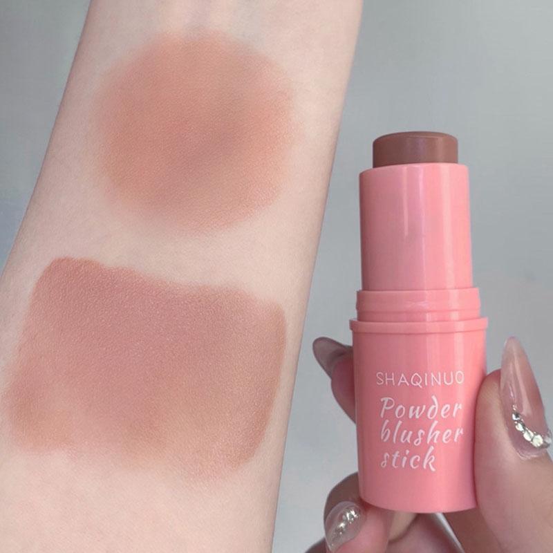 Product Introduction of Natural Cheek Blush Stick Moisturizing Blusher Balm Blush Waterproof Sticks Peach Nourish Contour Eyeshadow Rouge Blush Makeup 7