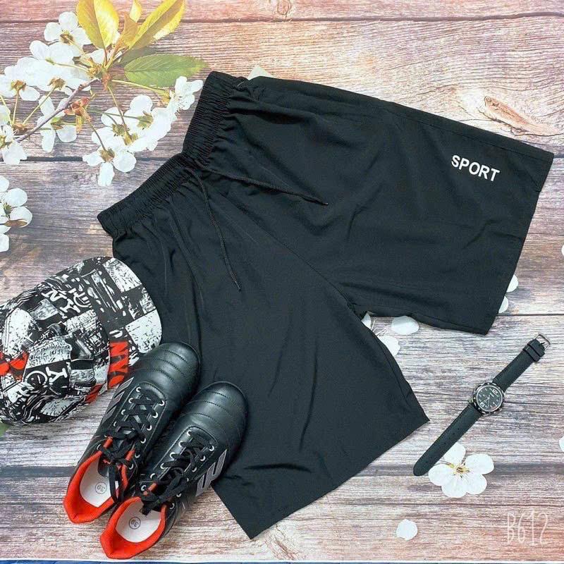 Combo 4 Quần Đùi Nam Sport chất liệu vải gió xi dãn thông thoáng thể thao 4