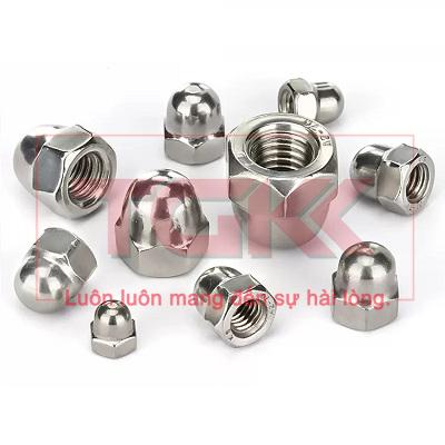 Đai ốc mũ inox 201 (M3-M10) 5