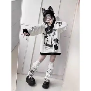 [PERIWINGKEL] jacket black white anime