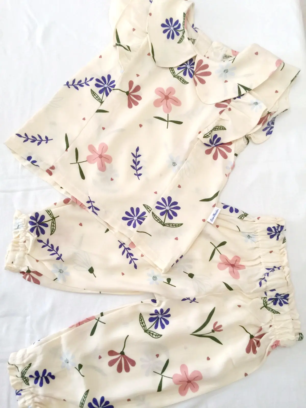 Setelan Baju Anak Perempuan Katun Rayon Premium Celana Panjang Kids
