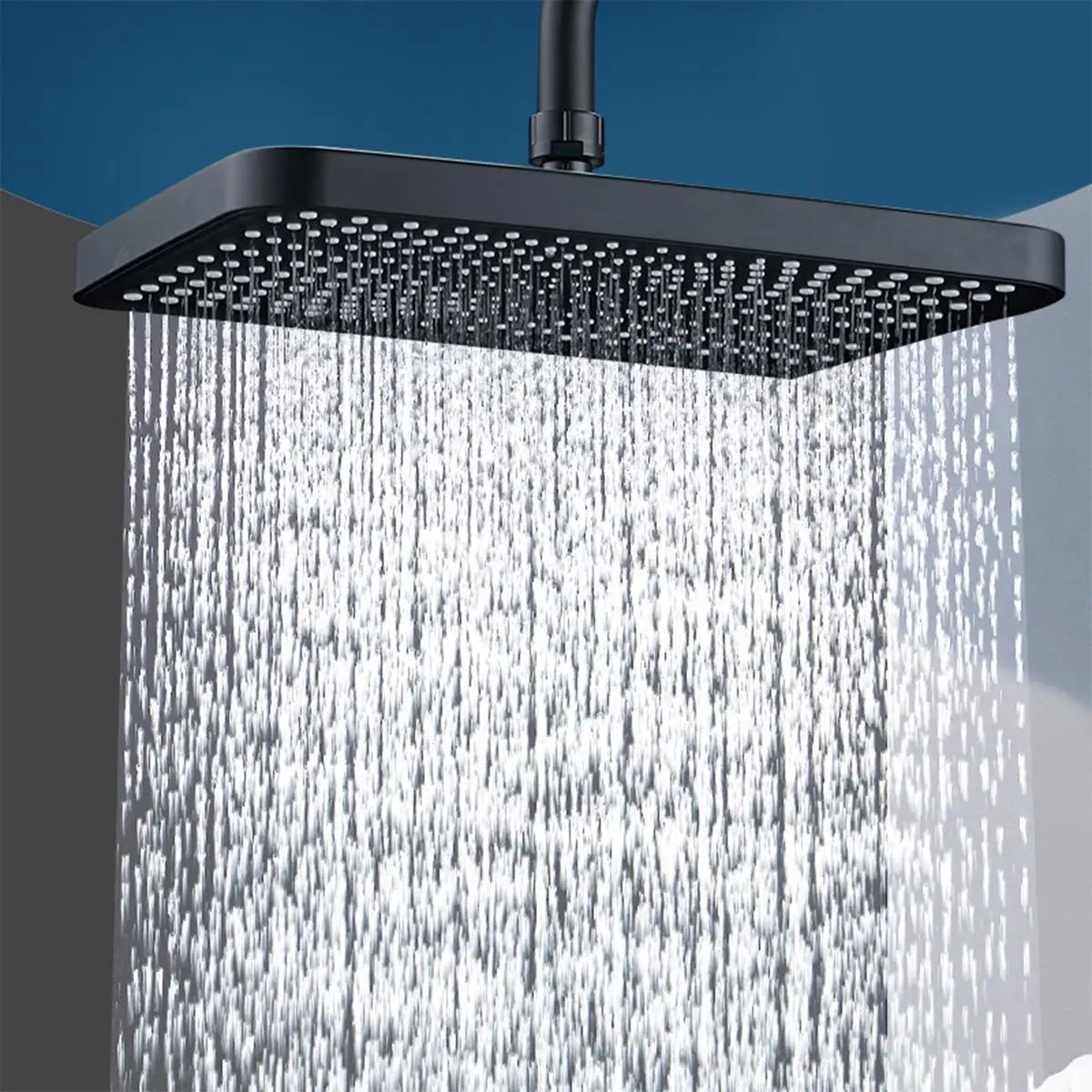 High-pressure Shower Head, 1 Count Top Spray Shower Head, Household Bath Rainfall Shower Head, Bathroom Accessories, Shower Equipment