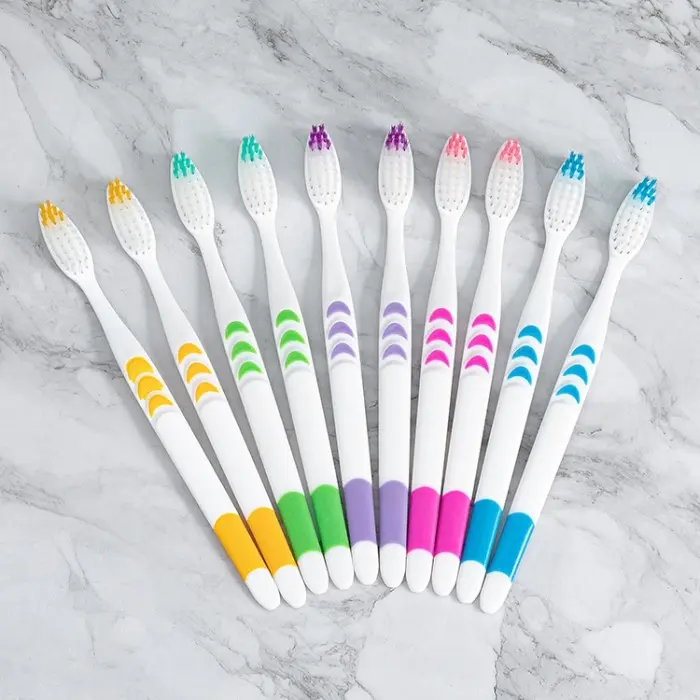 SIKAT GIGI DEWASA BAHAN LEMBUT 1 SET ISI 10 PCS TOOTHBRUSH DOUBLE CARE SENSITIVE/ SIKAT GIGI 10IN1 DEWASA 2