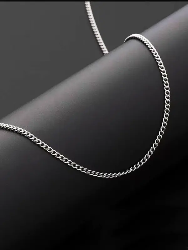 Men's Street Trend Minimalist Chain Necklace, Vintage Retro Trendy Matching Necklace, Chic Jewelry As Birthday Gift for Boyfriend 2