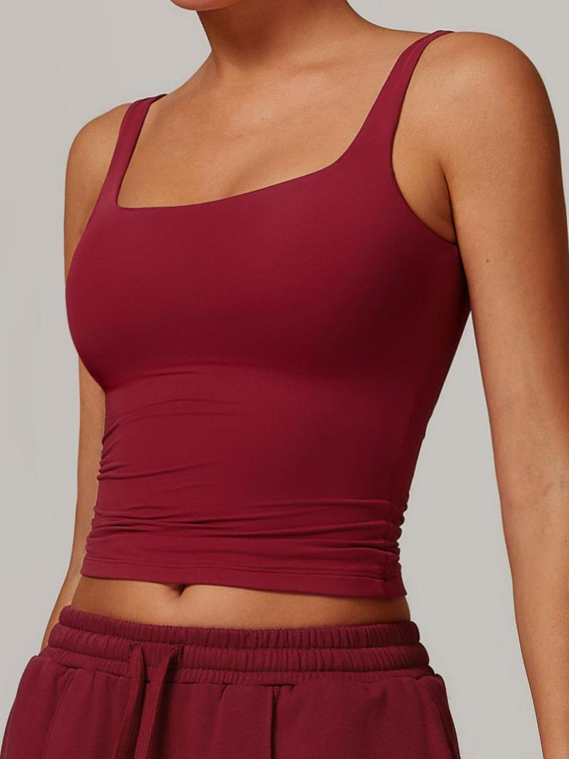 Product Introduction of Women's Solid Sports Tank Top, Sporty Sleeveless Top for Yoga Gym Workout Running, Ladies Sportswear for All Seasons 2