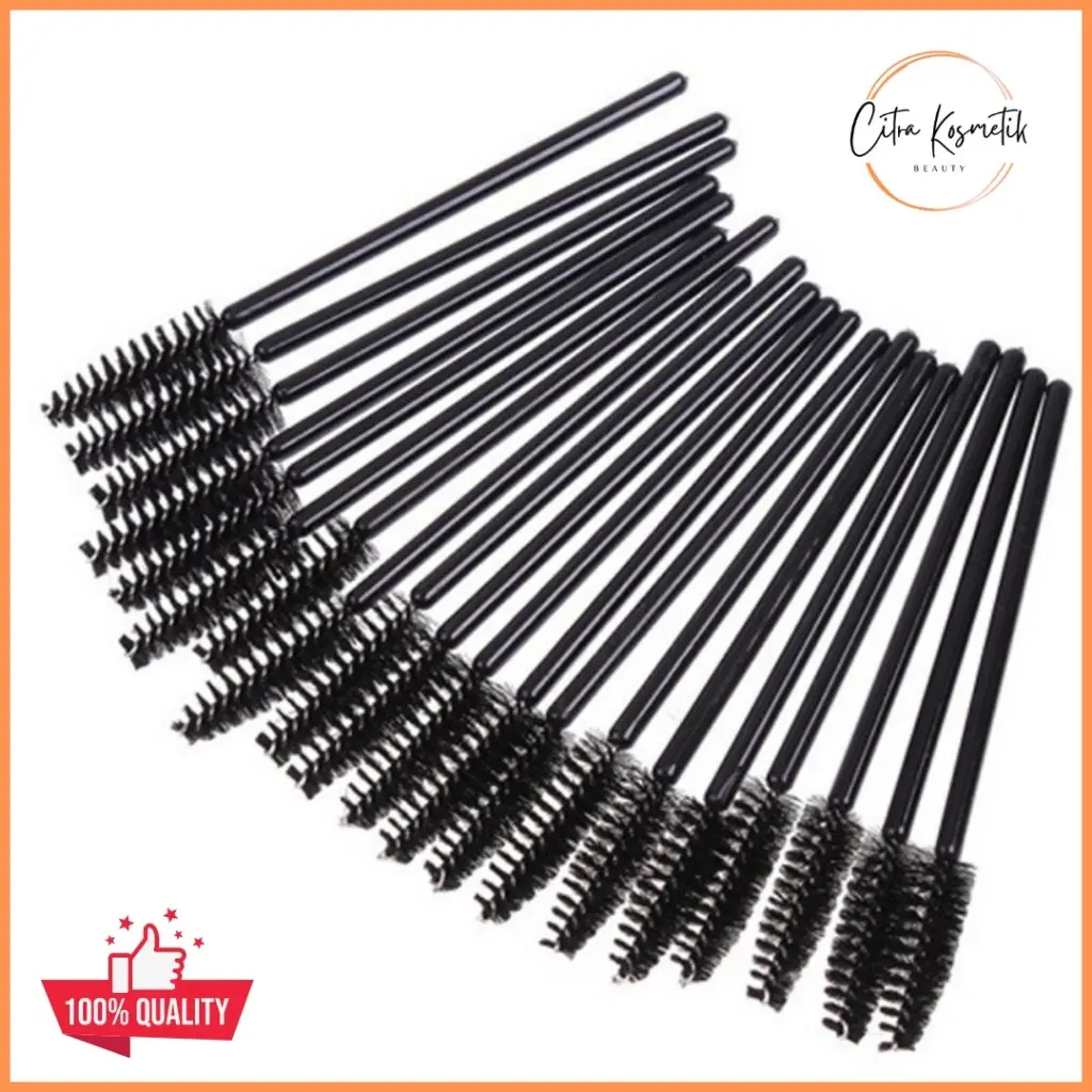 Spoolie Eyebrow Eyelash Brush Hitam Black
