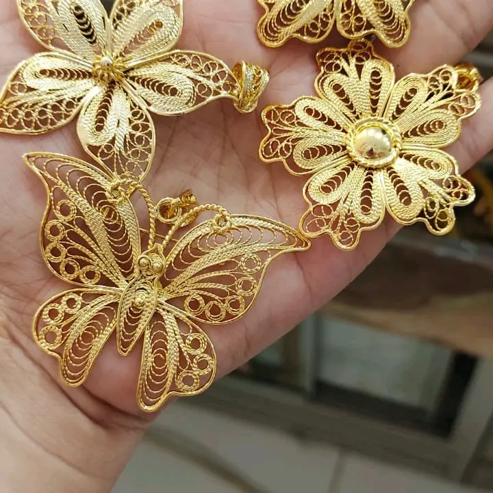 kalung  motif bros + liontin