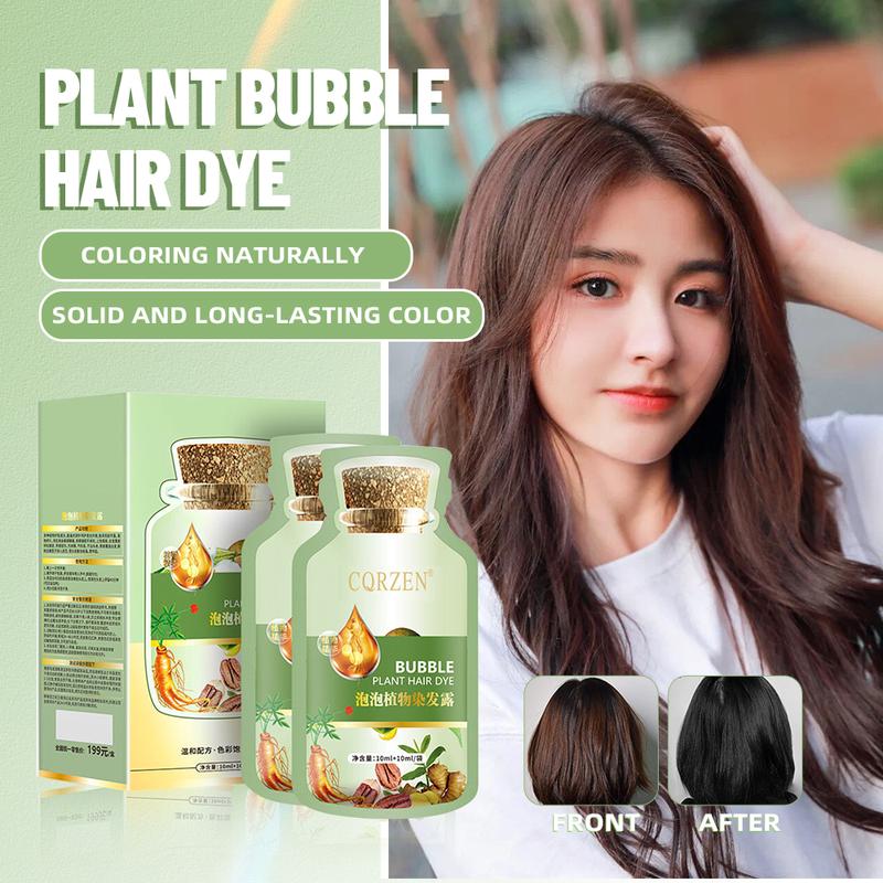 Product Introduction of CQRZEN-Dầu Gội Nhuộm Tóc Thảo Dược, 20ML X 10 Miếng, Màu Đen / Nâu / Nâu Đậm, 4 Màu, Trong 40 Phút 18